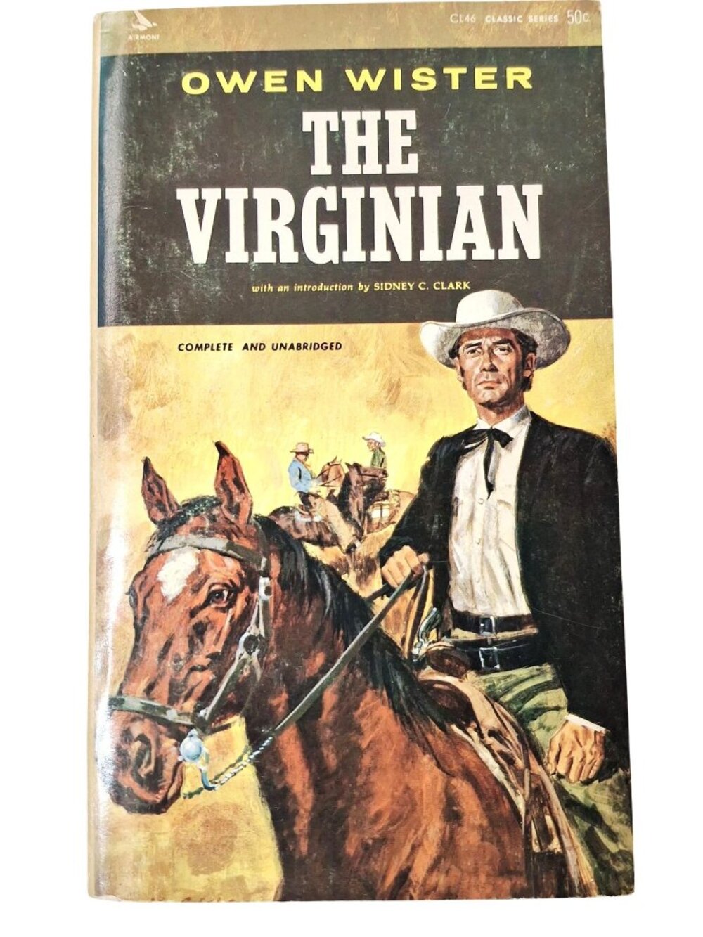 The Virginian By Owen Wister Airmont Classic 1964 Paperback Complete & Unabridge